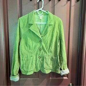 Sundance Green Corduroy Blazer